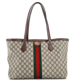 Gucci Ophidia Shopping Tote GG Coated Canvas Medium