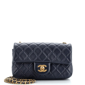 Chanel Pearl Crush Flap Bag Quilted Lambskin Mini