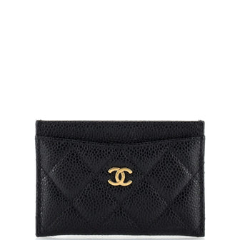 Chanel Classic Card Holder Quilted Caviar