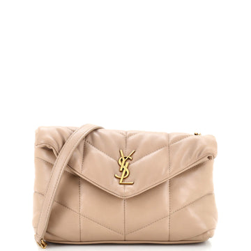 Saint Laurent Loulou Puffer Shoulder Bag Quilted Leather Mini