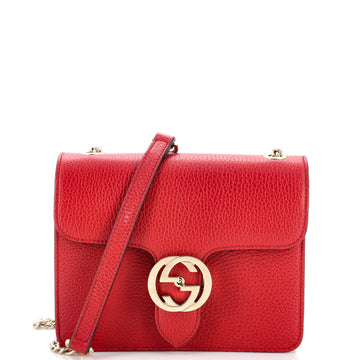 Gucci Interlocking Shoulder Bag (Outlet) Leather Small