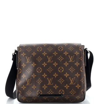 Louis Vuitton District Messenger Bag Macassar Monogram Canvas PM