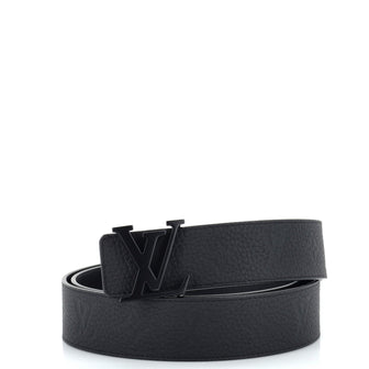 Louis Vuitton LV Initiales Reversible Belt Monogram Taurillon Leather Wide