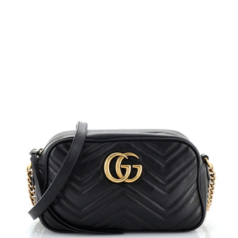 Gucci GG Marmont Shoulder Bag Matelasse Leather Small