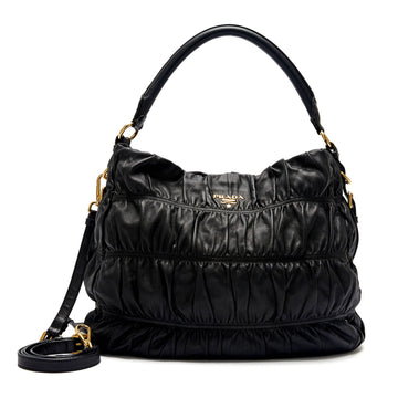 Prada Nappa Gaufre Hobo with Strap Large