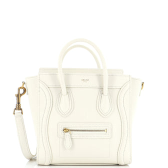 Celine Luggage Bag Grainy Leather Nano