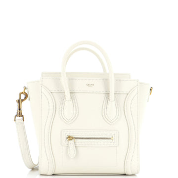 Celine Luggage Bag Grainy Leather Nano