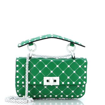 Valentino Garavani Free Rockstud Spike Flap Bag Quilted Leather Small
