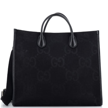Gucci Convertible Tote Jumbo GG Canvas Large