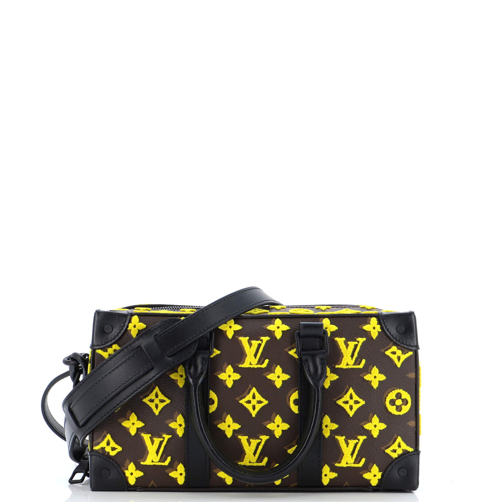 Louis Vuitton Trunk Speedy Bag Monogram Tuffetage Canvas 250064