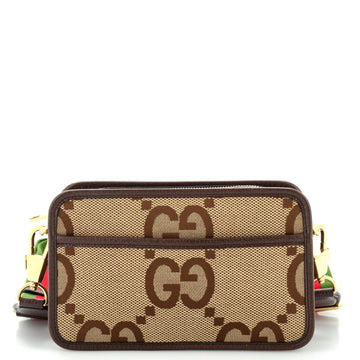 Gucci Camera Bag Jumbo GG Canvas Mini