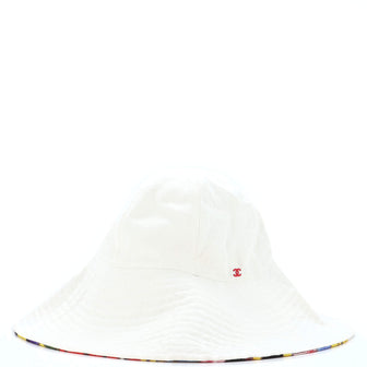Chanel CC Sun Hat Printed Canvas