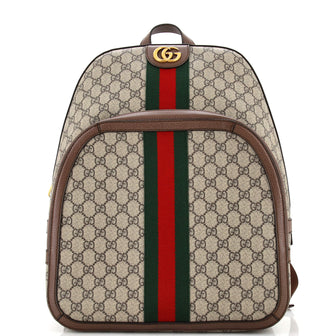 Gucci Ophidia Backpack GG Coated Canvas Medium