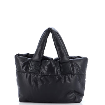Chanel Coco Cocoon Reversible Tote Quilted Nylon Small
