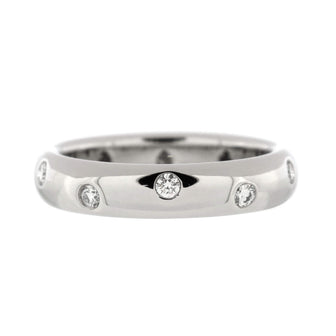 Tiffany & Co. Etoile Band Ring Platinum with Diamonds 4mm