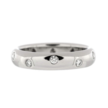 Tiffany & Co. Etoile Band Ring Platinum with Diamonds 4mm