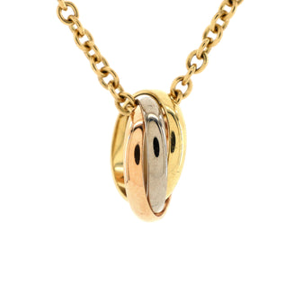 Cartier Baby Trinity Pendant Necklace 18K Tricolor Gold