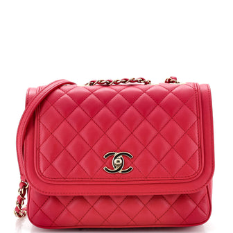 Chanel Lovely Day Square Flap Bag Quilted Lambskin Medium
