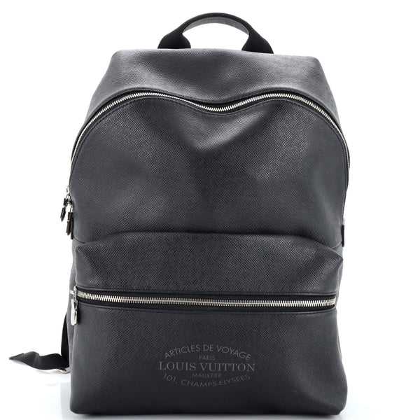 louis vuitton articles de voyage backpack Louis Vuitton Articles de Voyage Discovery Backpack Taiga Leather PM Black  2500761