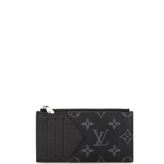Louis Vuitton Coin Card Holder Monogram Taigarama
