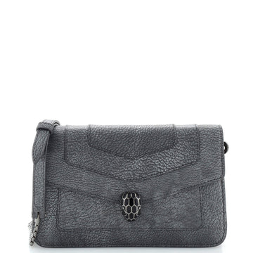 Bvlgari Serpenti Forever Wallet on Chain Leather Small
