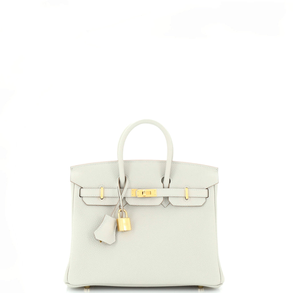 Birkin Handbag Grey Togo with Gold Hardware 25...
