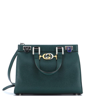 Gucci Zumi Top Handle Bag Leather Small