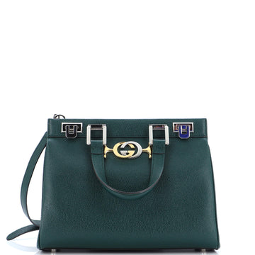 Gucci Zumi Top Handle Bag Leather Small