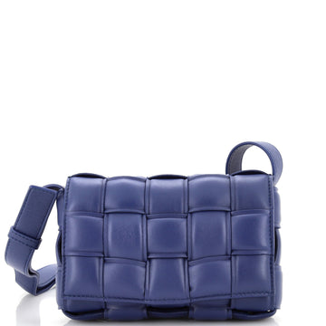 Bottega Veneta Cassette Crossbody Bag Padded Maxi Intrecciato Leather Small