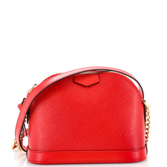 Louis Vuitton Alma Chain Handbag Epi Leather Mini