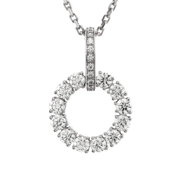 Chopard Circle Necklace 18K White Gold with Diamonds