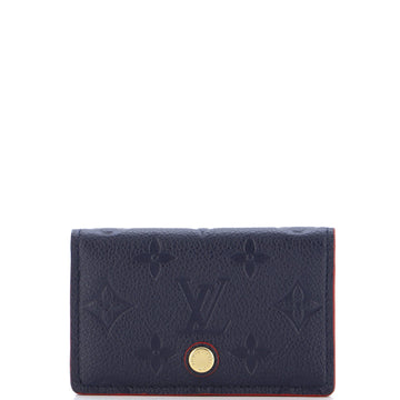 Louis Vuitton Multicartes Card Holder Monogram Empreinte Leather