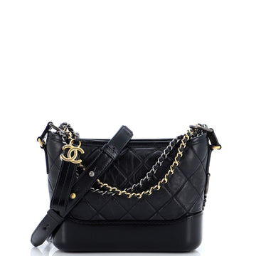 Chanel Gabrielle Hobo Quilted Aged Calfskin Small