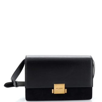 Saint Laurent Bellechasse Shoulder Bag Suede and Leather Medium