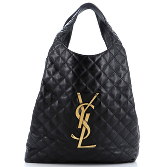 Saint Laurent Icare Shopping Tote Quilted Leather Maxi