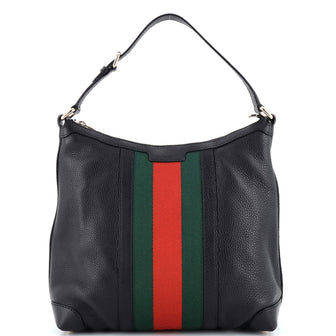 Gucci Vintage Web Hobo Leather Medium