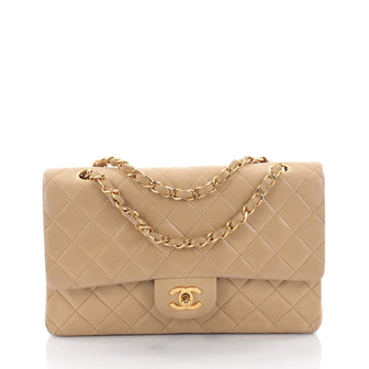 Chanel Vintage Classic Double Flap Bag Quilted Lambskin 2502001