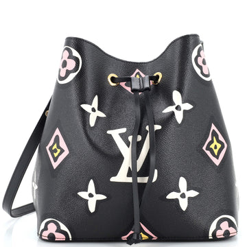 Louis Vuitton NeoNoe Handbag Wild at Heart Monogram Giant MM