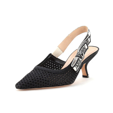 Christian Dior Women's J'Adior Slingback Pumps Embroidered Fabric 65