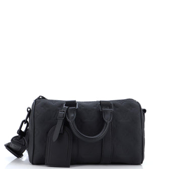 Louis Vuitton Keepall Bandouliere Bag Monogram Taurillon Leather 25