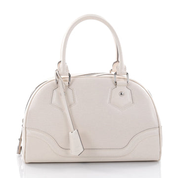 Louis Vuitton Montaigne Bowling Bag Epi Leather PM White 2502902