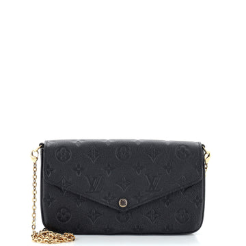 Louis Vuitton Felicie Pochette Monogram Empreinte Leather
