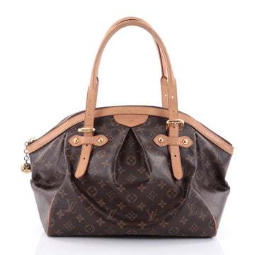Louis Vuitton Tivoli Handbag Monogram Canvas GM Brown 2503201