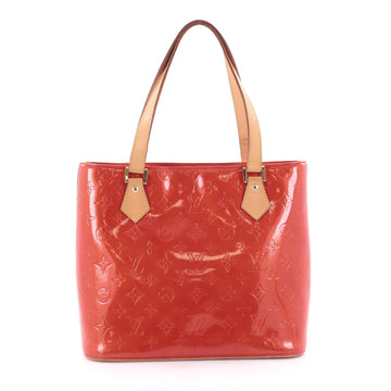 Louis Vuitton Houston Handbag Monogram Vernis Red