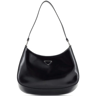 Prada Cleo Shoulder Bag Spazzolato Leather Medium