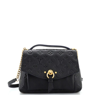 Louis Vuitton Blanche Handbag Monogram Empreinte Leather BB