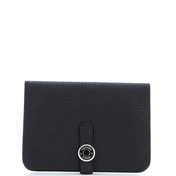 Hermes Dogon Compact Wallet Leather