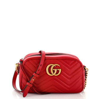 Gucci GG Marmont Shoulder Bag Matelasse Leather Small