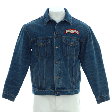 Gucci Button Up Jacket Embroidered Denim