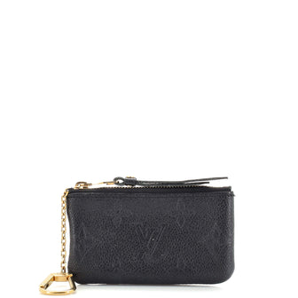 Louis Vuitton Zip Key Pouch Monogram Empreinte Leather